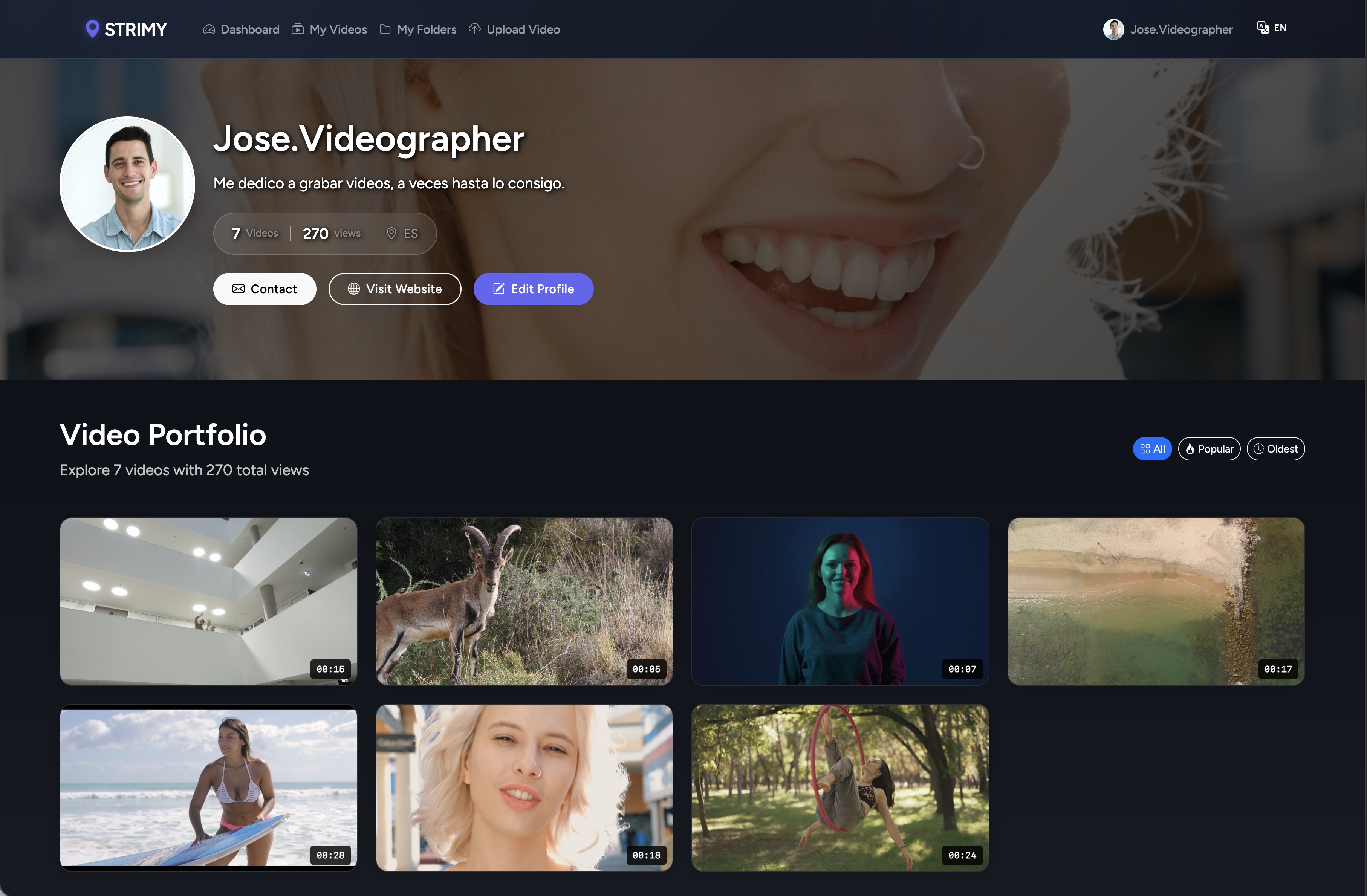 STRIMY Public Profile